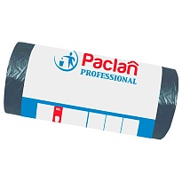 Мешки для мусора 60 л, черные, в рулоне 50 шт., ПНД, 6,2 мкм, 800х600 мм, PACLAN Professional, 604078 в Калуге