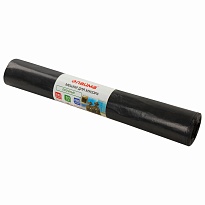 Мешки для мусора 240 л, черные, в рулоне 10 шт., ПВД 50 мкм, 1400х900 мм, LAIMA, 605337 в Калуге