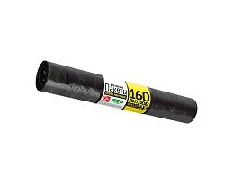 Мешки для мусора 160 л, черные, в рулоне 25 шт., ПВД, 40 мкм, 1100х800 мм, GRIFON, 101-030 в Калуге